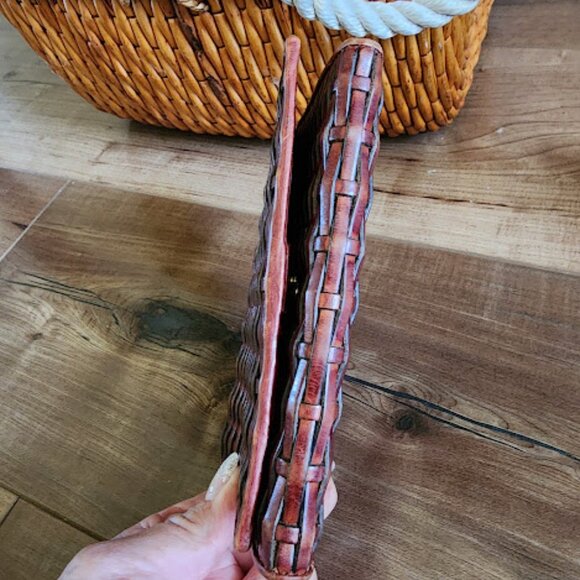 Talbots Woven Leather Wallet/Clutch - Picture 13 of 14